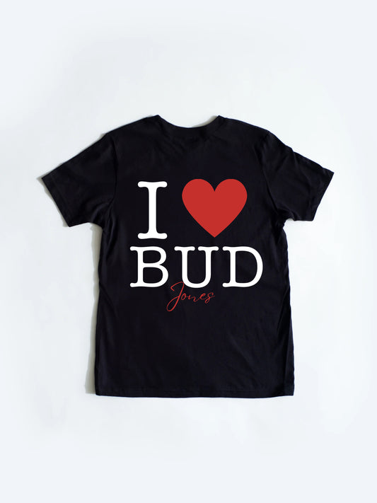 I Love Bud Jones Kids Tee